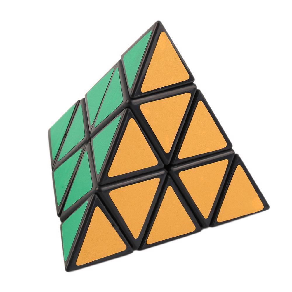 Rubiks Cube Puzzle Triangle Magic Pyramid Twist Toy Kids Rubix